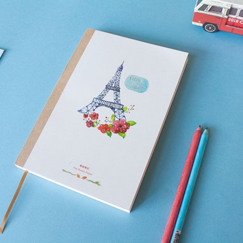 Chuyu B6/32K横线笔记/附可撕便条 - 笔记本/手帐 - 纸 白色