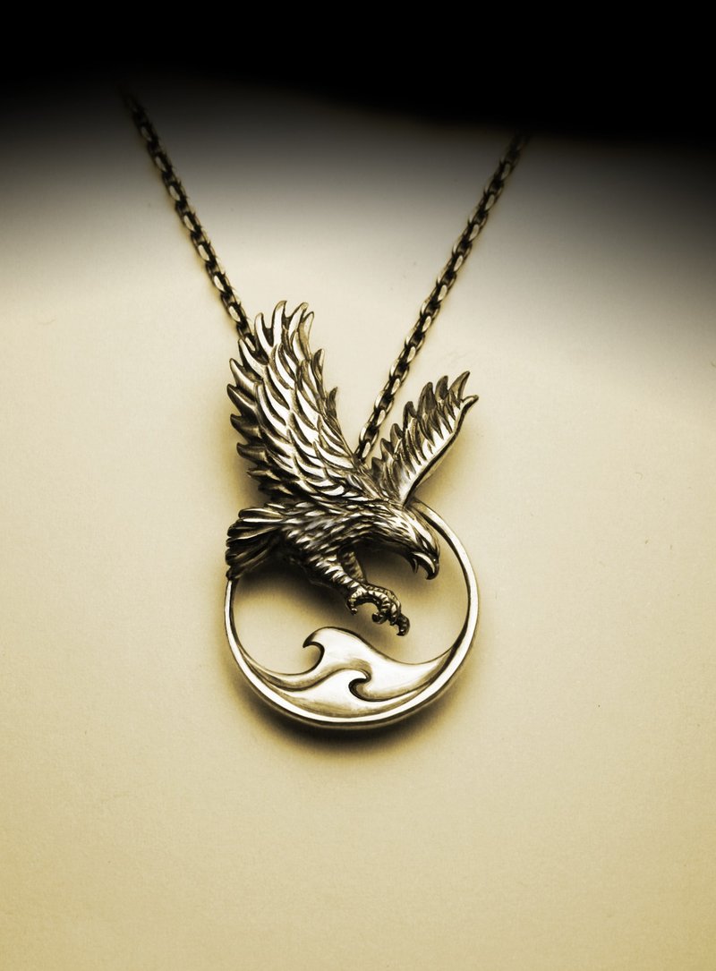 老鹰项链 - 项链 - 其他金属 银色