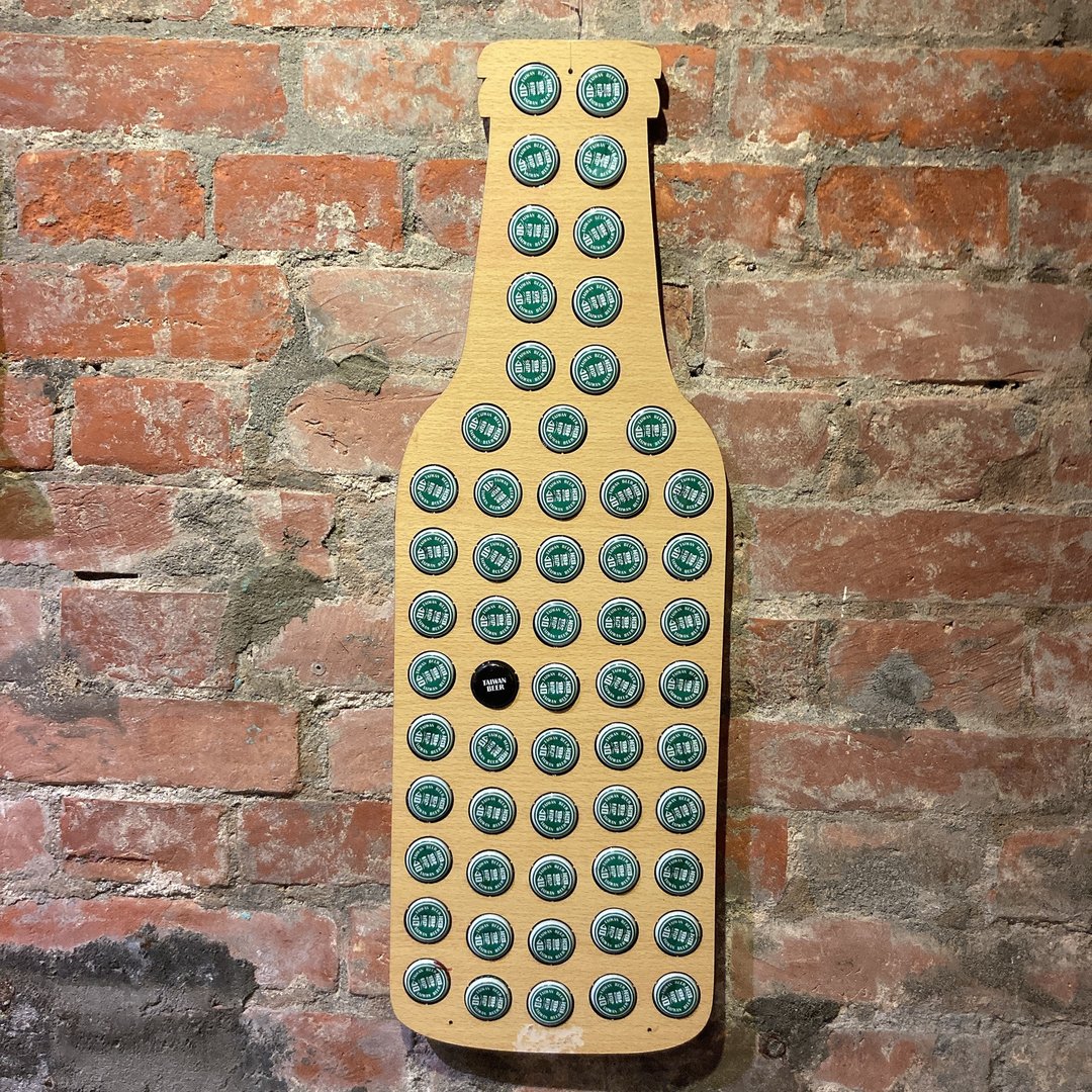 微瑕福利品 /限量金牌啤酒瓶盖收纳板 展示装饰板 - 摆饰 - 木头 
