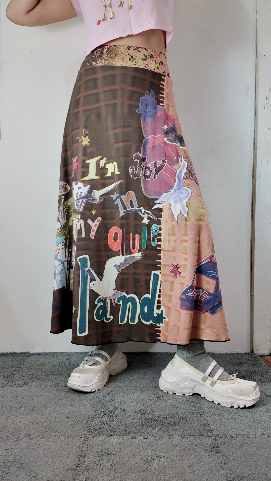 HOCODILE - MAXI SKIRT - 裙子 - 聚酯纤维 多色