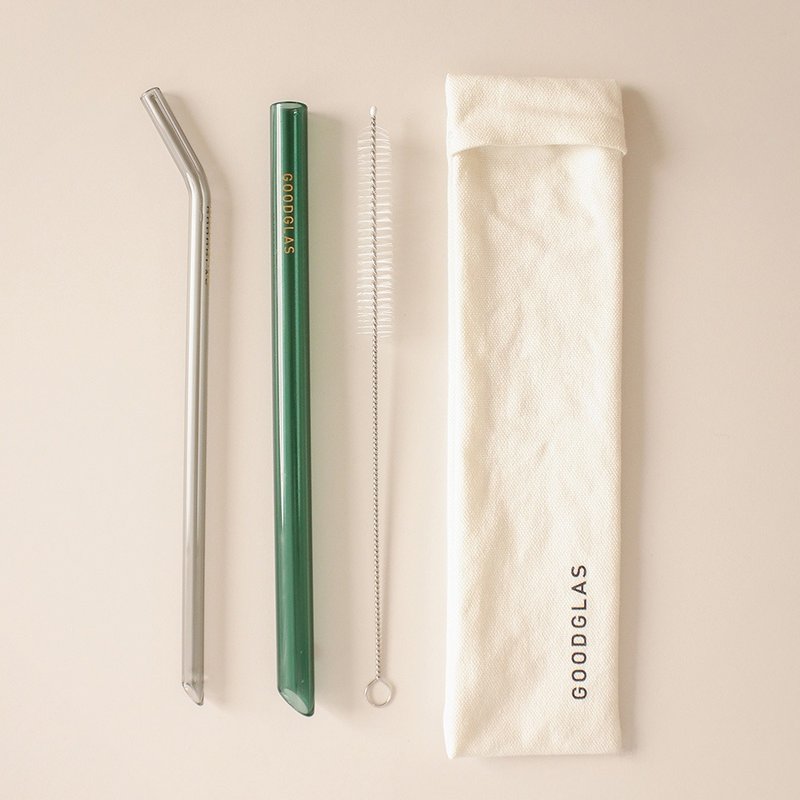 好玻 GOODGLAS | 玻璃吸管组 - 厨房用具 - 玻璃 多色