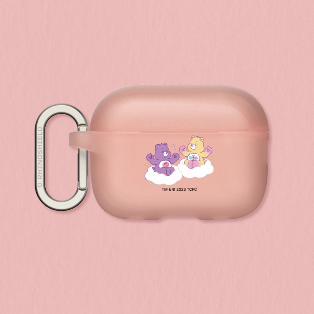 Airpods 耳机保护壳∣Care Bears/Share Bear&Hopeful Heart Bear - 耳机收纳 - 塑料 多色