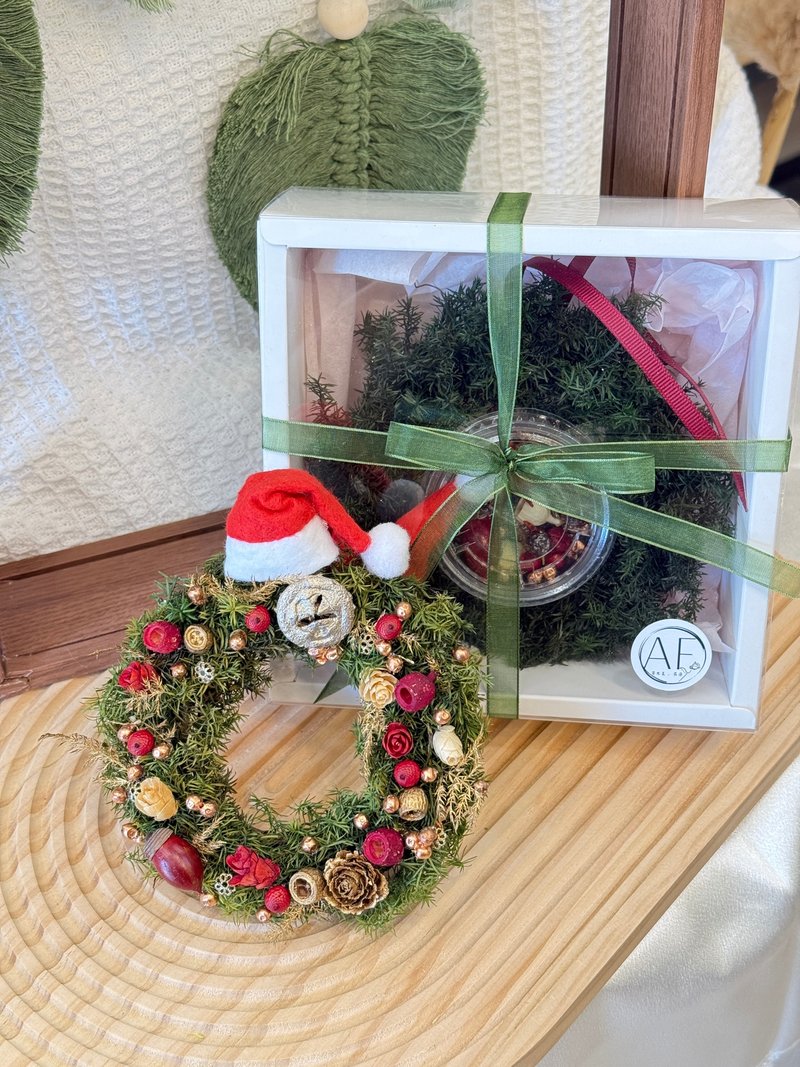 圣诞节花圈 材料包 永生雪松可保存2~3年 - 植栽 - 植物．花 