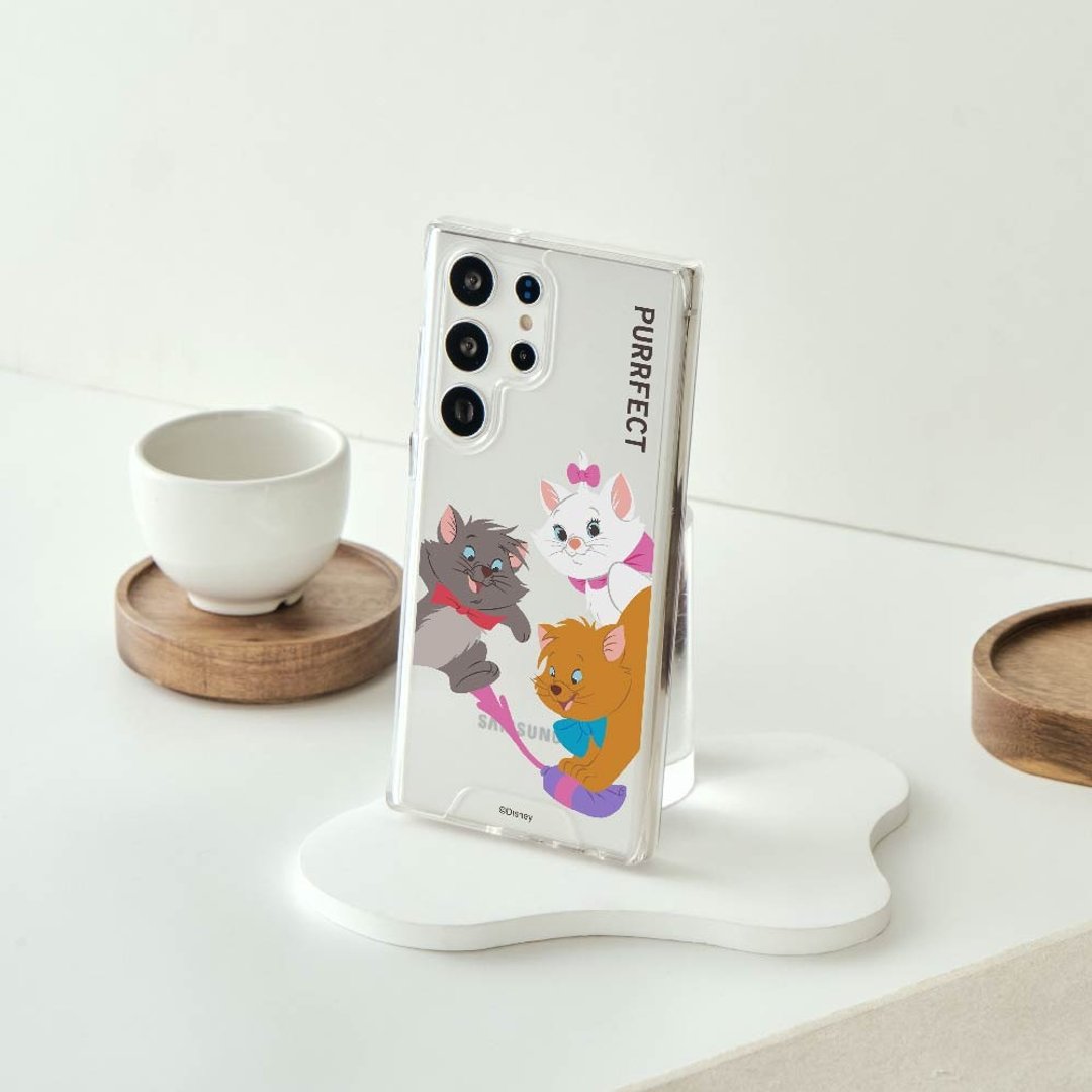 Disney Cats And Dogs-玛丽猫款三兄妹防摔透明SAMSUNG手机壳 - 手机壳/手机套 - 塑料 多色