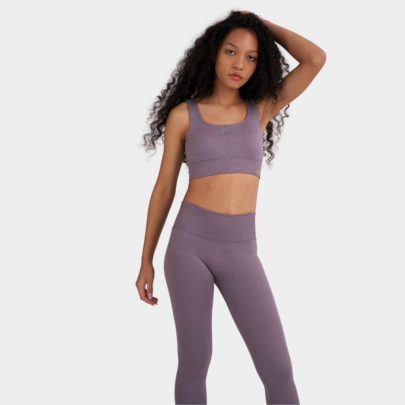 DOUX 罗纹布综合莓果运动内衣Bra - 女士内衣裤 - 环保材料 紫色