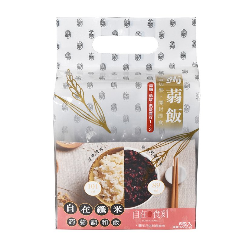 自在食刻-蒟蒻饭+罐头优惠套组 - 五谷杂粮/米 - 其他材质 
