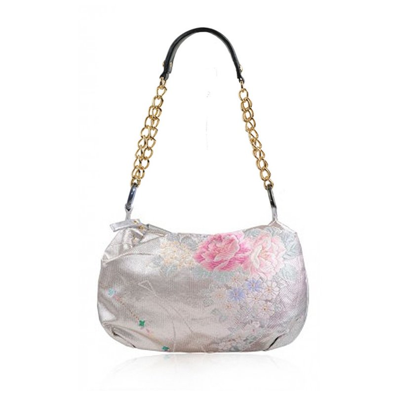 Kira.2 Obi Shoulder Bag - 侧背包/斜挎包 - 丝．绢 银色