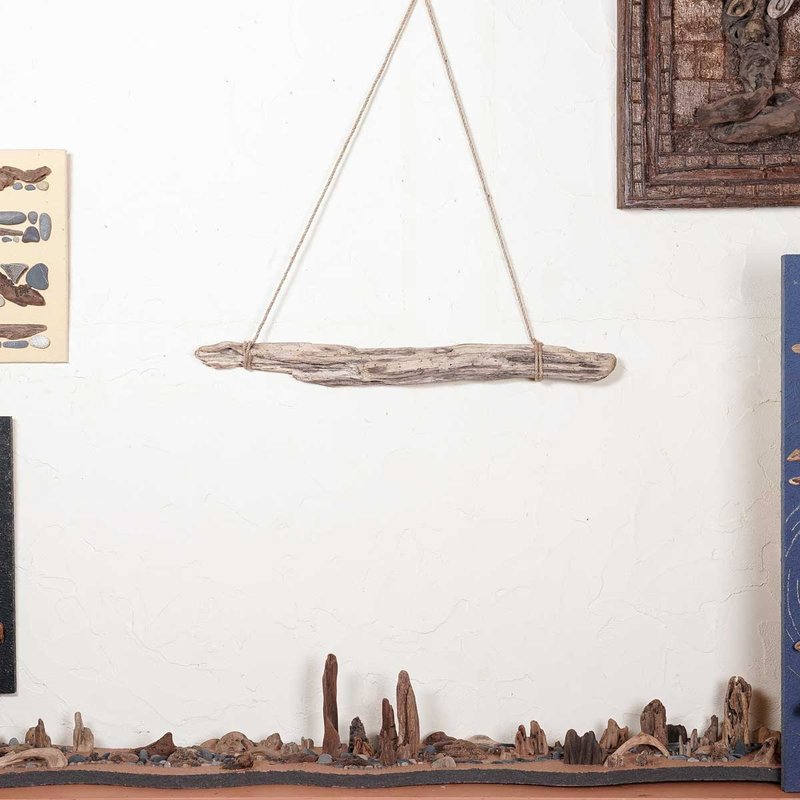 浮木树枝壁挂展示、浮木独特的壁挂艺术、用于墙壁装饰的浮木、高品质浮木材料、壁挂装饰树枝、浮木艺术装饰树枝、浮木树枝配件衣架 52 - 衣架/挂勾 - 木头 咖啡色