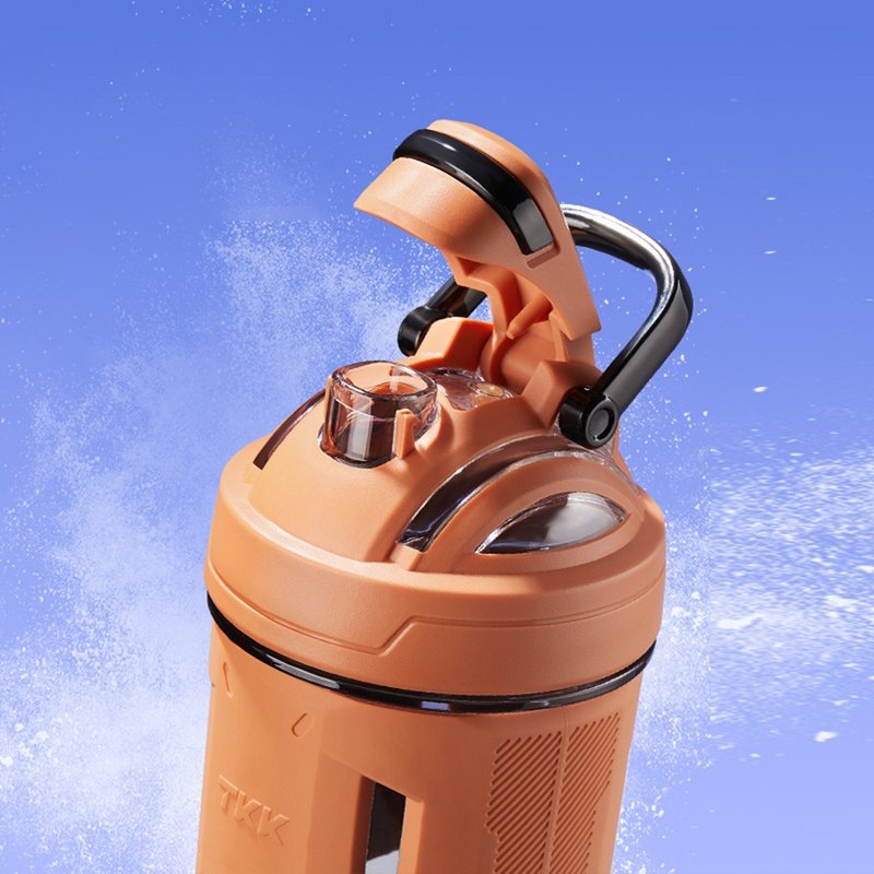 【TKK】美国进口Tritan 专业级T-Max能量摇摇杯 水壶700ML-霜橙色 - 水瓶/水壶 - 其他材质 橘色