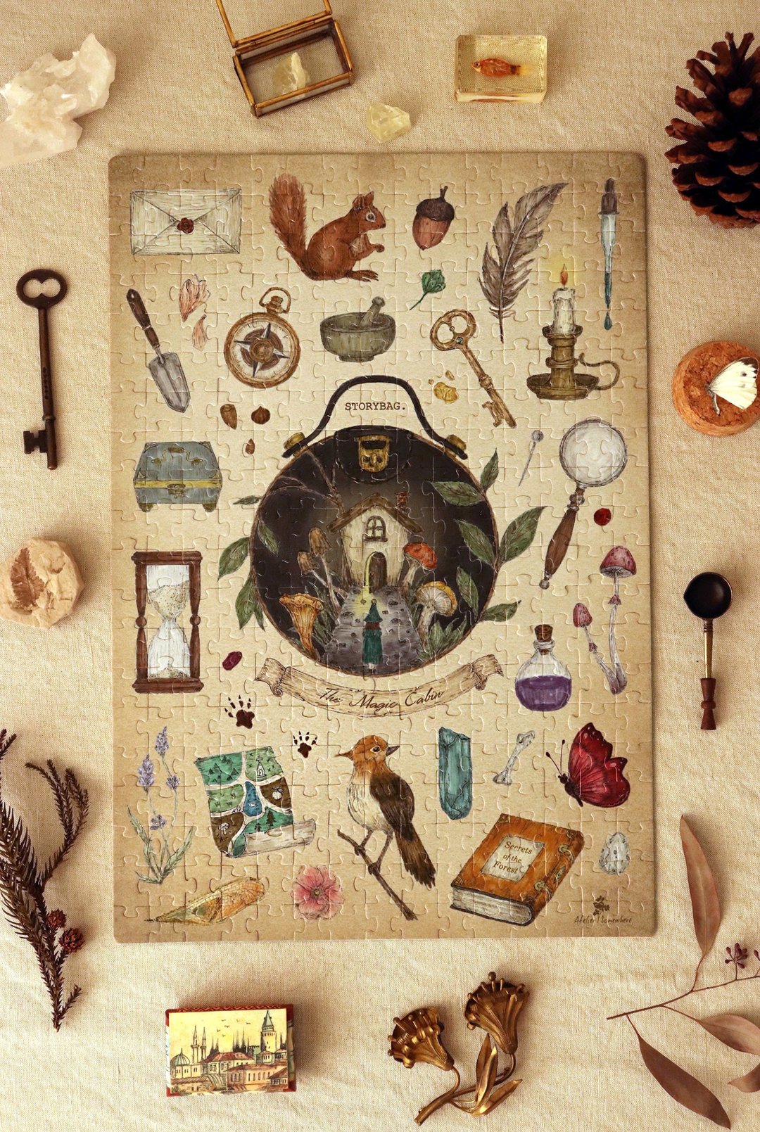 探索故事集系列 / Storybag拼图(300片) - 魔法小屋篇 - 拼图 - 纸 多色