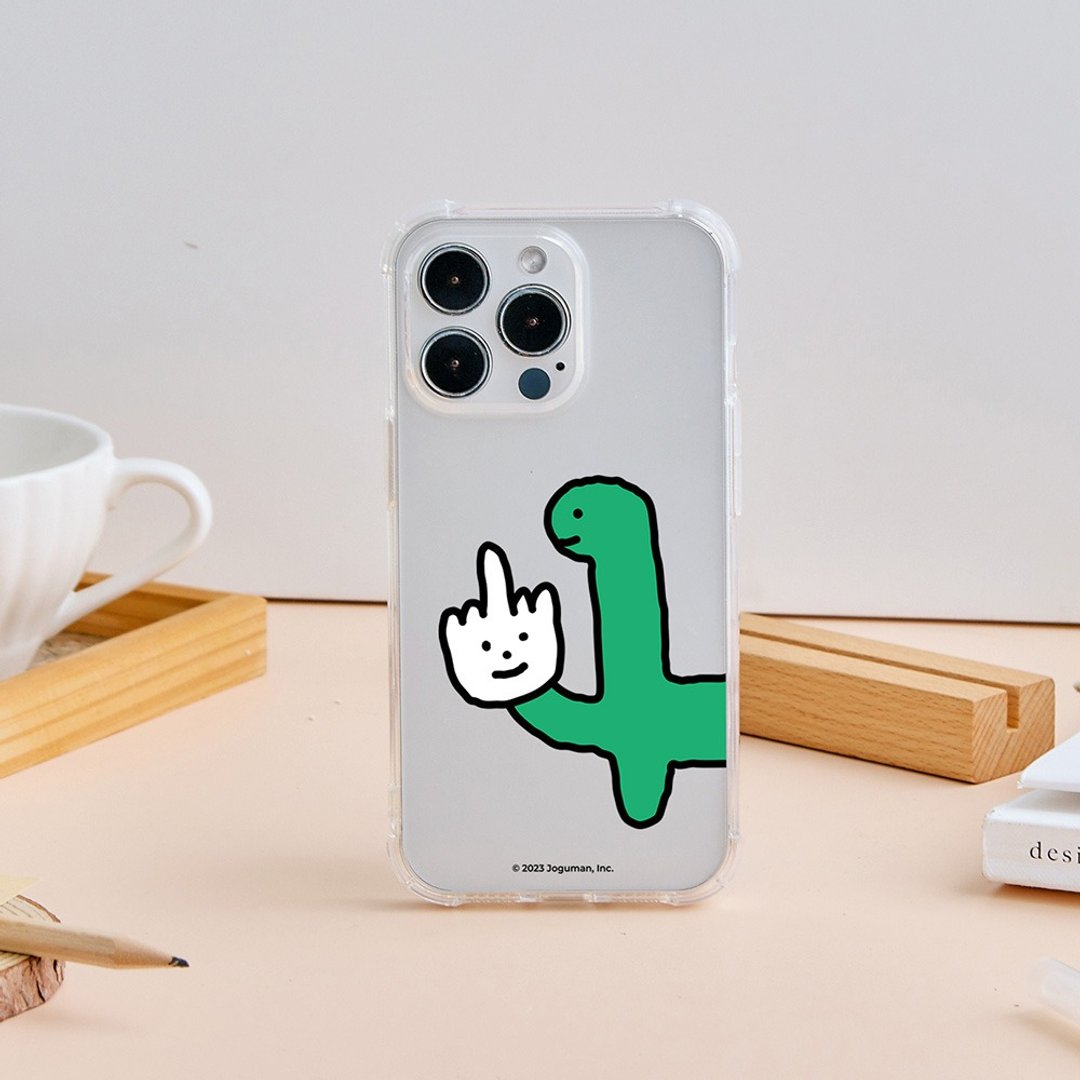 Joguman经典手势全气囊防摔iPhone手机壳 - 手机壳/手机套 - 塑料 透明