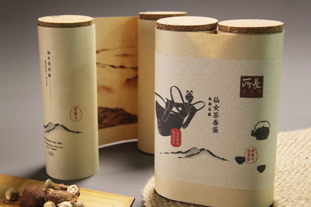 所长茶叶蛋|仙女茶叶蛋|OTOP产品设计奖 - 熟食小吃 - 新鲜食材 卡其色