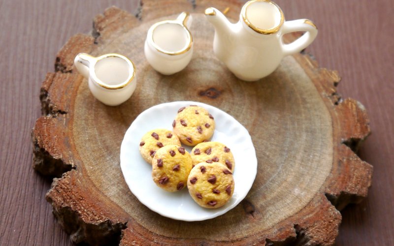 SL313 Light you up 巧克力曲奇饼(穿/夹)耳环 单支  - 耳环/耳夹 - 粘土 