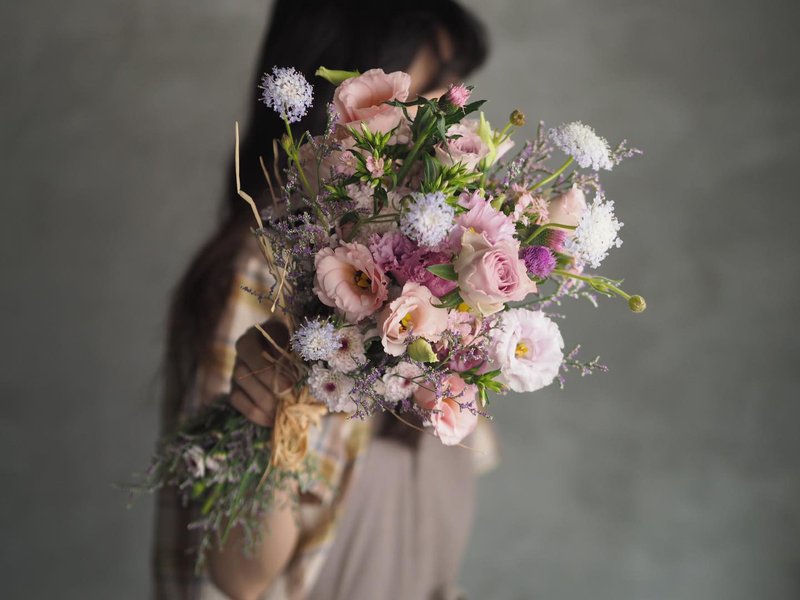 【在线】6-8种花材 / 居家鲜花花材包 在线直播教学 含运费 - 植栽 - 植物．花 