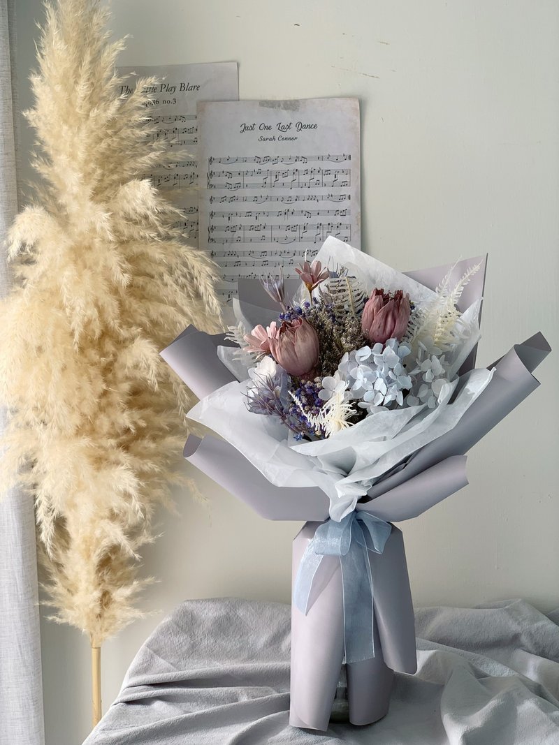 郁金香干燥花束M 干燥花永生花束 告白花束 生日礼物 情人节花束 - 干燥花/捧花 - 植物．花 