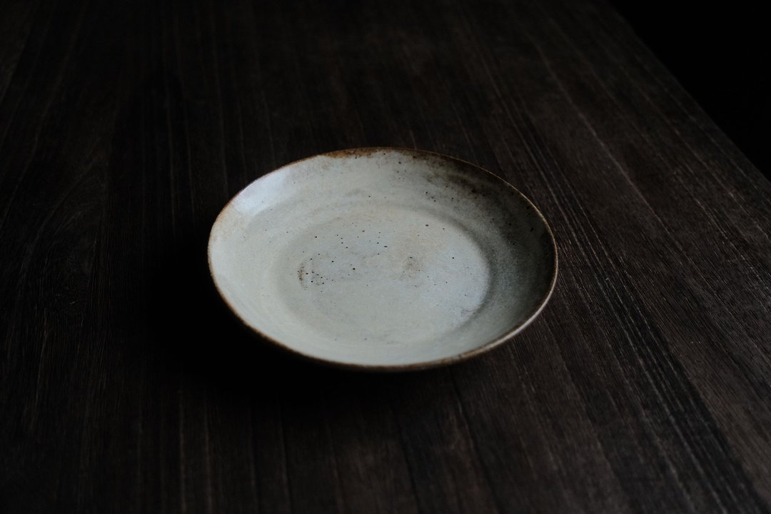 和煦・粉引・盘 - 盘子/餐盘/盘架 - 陶 白色