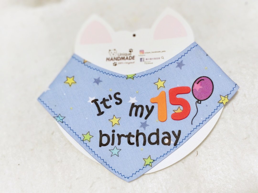 生日围巾+ 岁数 It s my birthday - 衣/帽 - 棉 