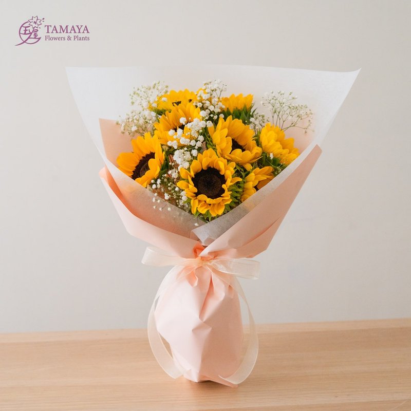 晴日和 | 柔美粉花束 - 植栽/盆栽 - 植物．花 粉红色