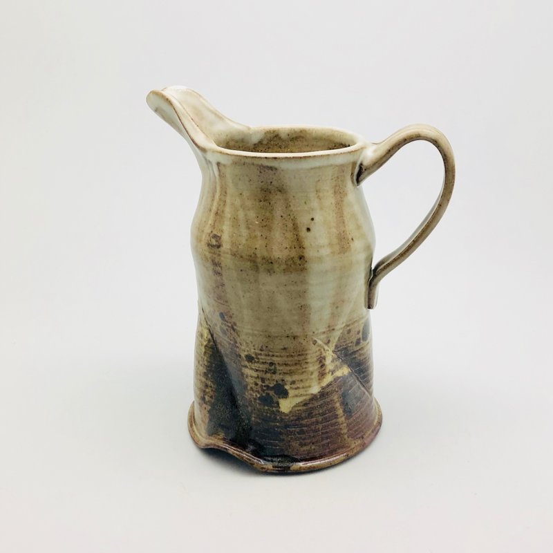 叠釉水罐 - 花瓶/陶器 - 陶 卡其色