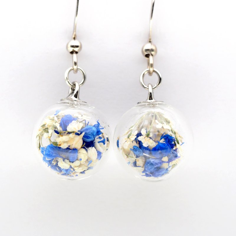 爱家作- OMY 耳针 耳环 耳勾 垂挂 耳夹  1.2cm - 耳环/耳夹 - 玻璃 