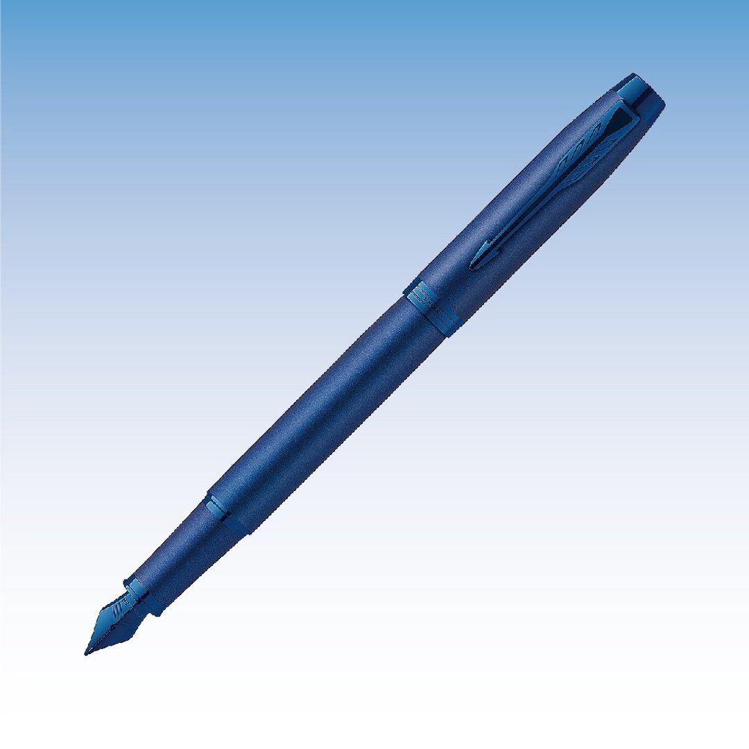 Parker 派克新IM 电光蓝钢笔 免费刻字 - 钢笔 - 其他金属 蓝色