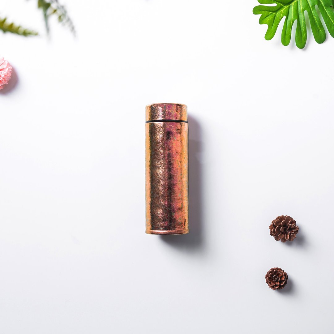 【钛金属保温瓶】TTNM 真空随行杯/保温杯 极轻 玫瑰 260ML - 保温瓶/保温杯 - 其他金属 粉红色