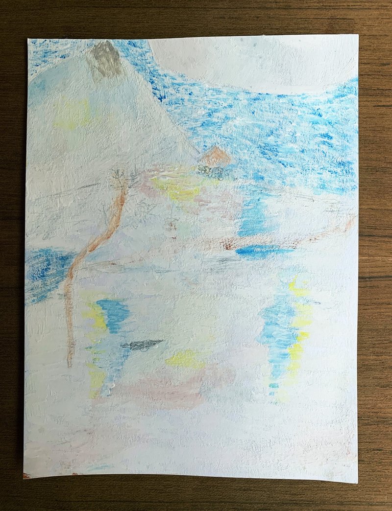 水彩绘画--海的光影 - 海报/装饰画/版画 - 纸 