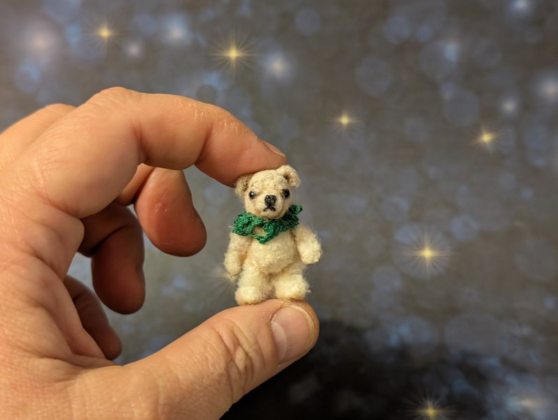 婴儿节拍 Gek。 3.5 厘米。钩编 - 玩偶/公仔 - 其他材质 白色