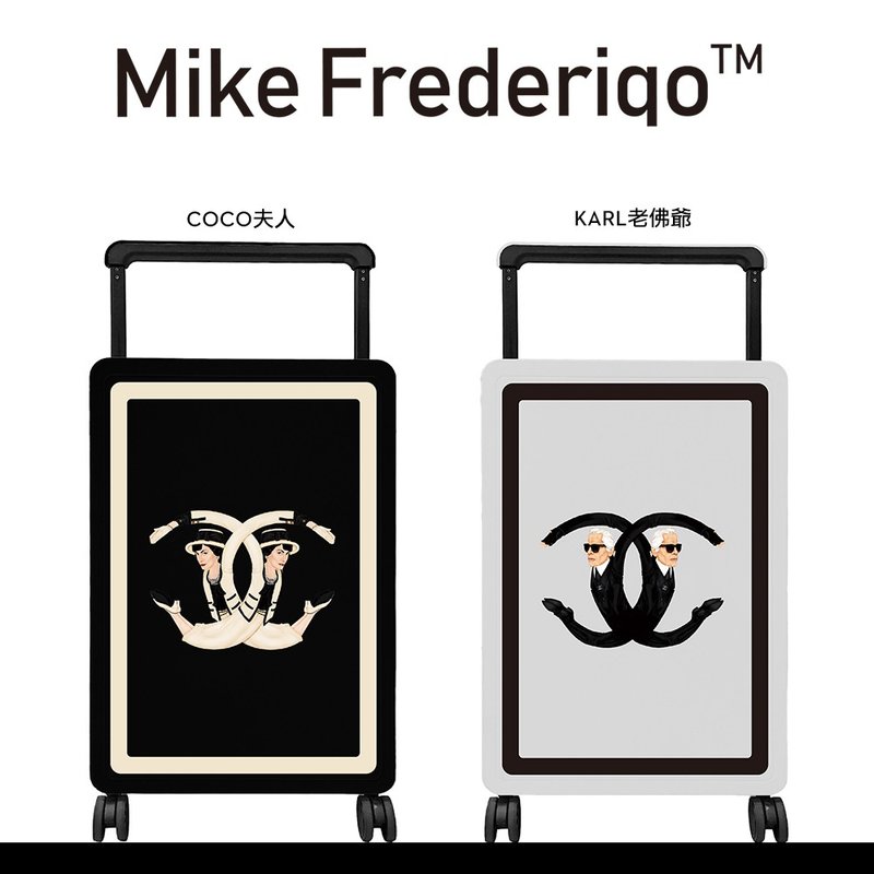【Mike Frederiqo】正版授权 26寸宽把拉杆箱 2款 翻玩潮流时尚 - 行李箱/行李箱保护套 - 塑料 