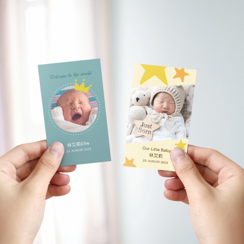 定制弥月小卡/弥月谢卡 60 张【点点印】 - 卡片/明信片 - 纸 多色