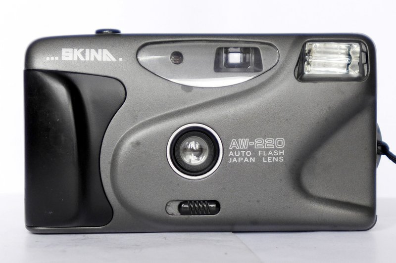 Skina AW-220 35mm 免对焦随拍式菲林相机，附手腕带 - 相机 - 塑料 灰色