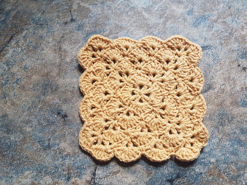 矿垫/家饰垫/金字塔能量垫/颂钵垫/水晶灯垫 繁森-黄 - 摆饰 - 棉．麻 橘色