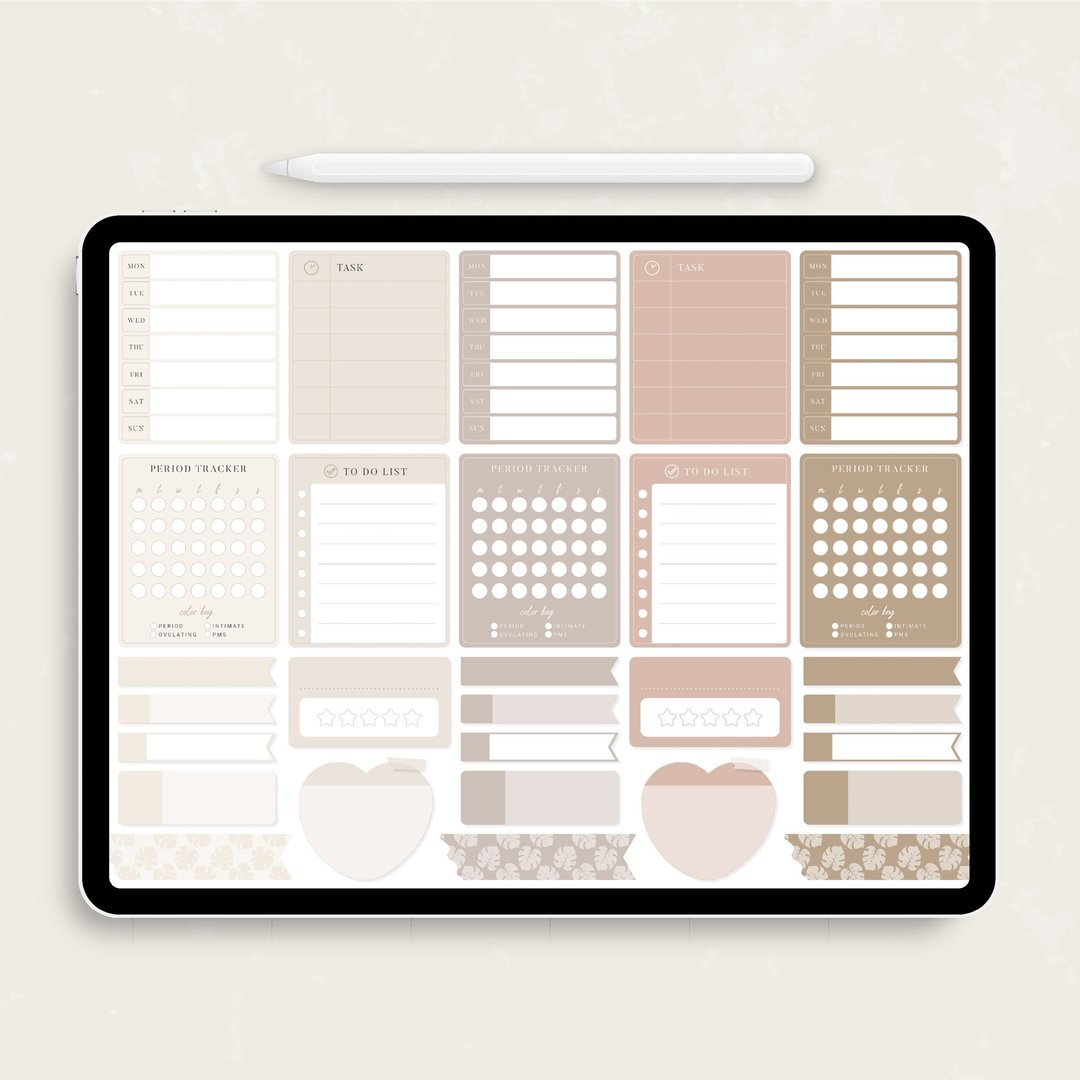 Digital Stickers | GoodNotes, Notability | Electronic Neutral Digital Stickers - 其他数码商品 - 其他材质 