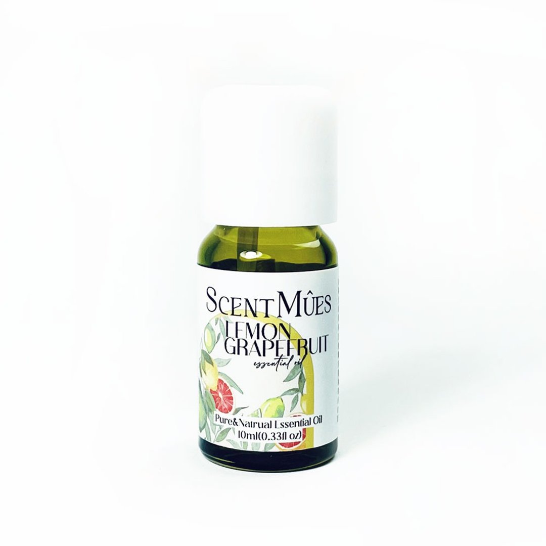 光影系列 青柠葡萄柚纯精油 10ml (明亮饱满果实香) 2in1 - 香薰/精油/线香 - 精油 橘色