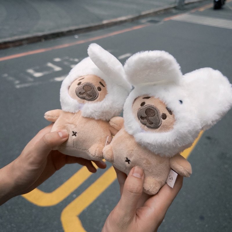 造型达汪犬-娃娃赠头套 - 吊饰 - 棉．麻 多色