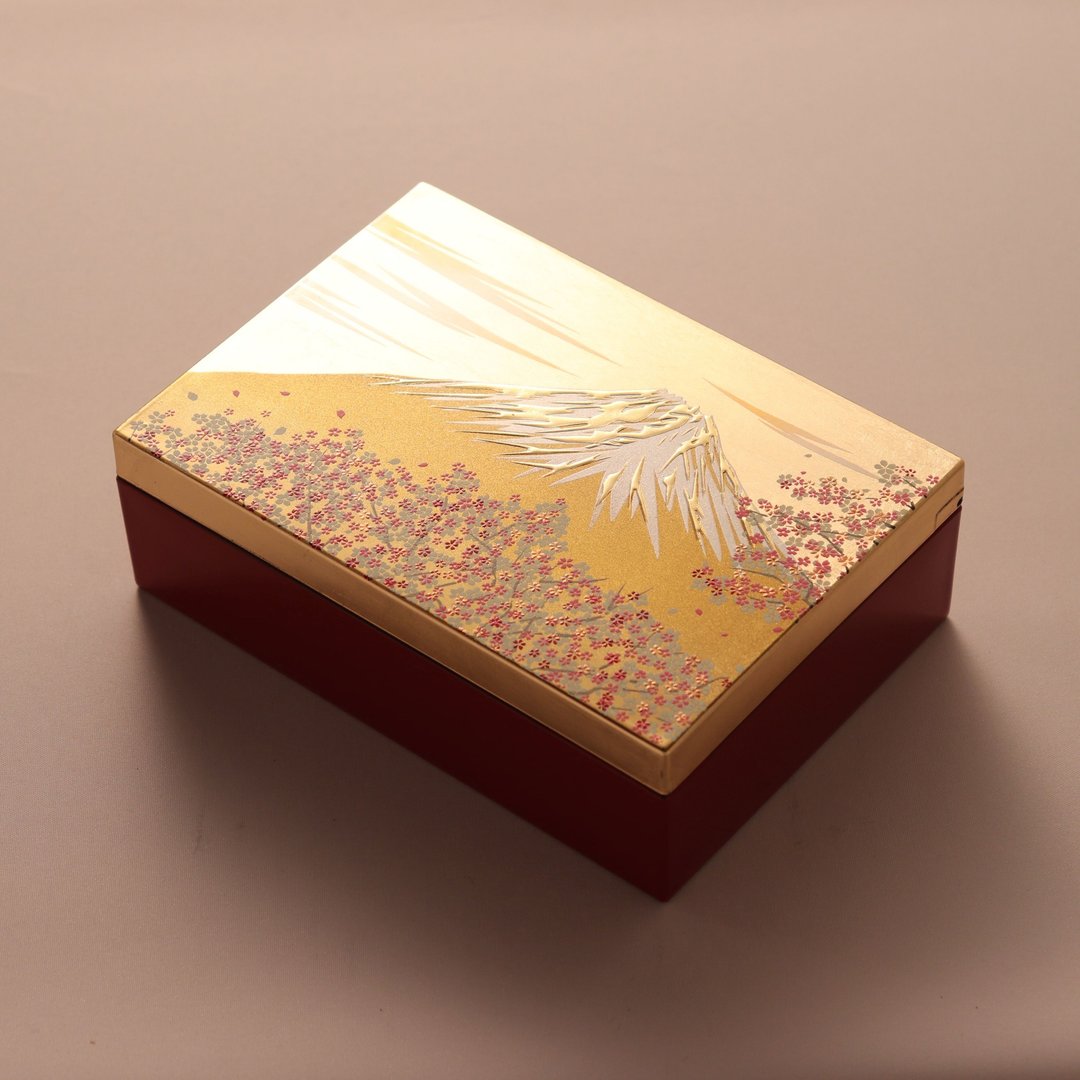 珠宝盒 富士雅樱 山中漆器 莳绘 - 收纳用品 - 其他材质 
