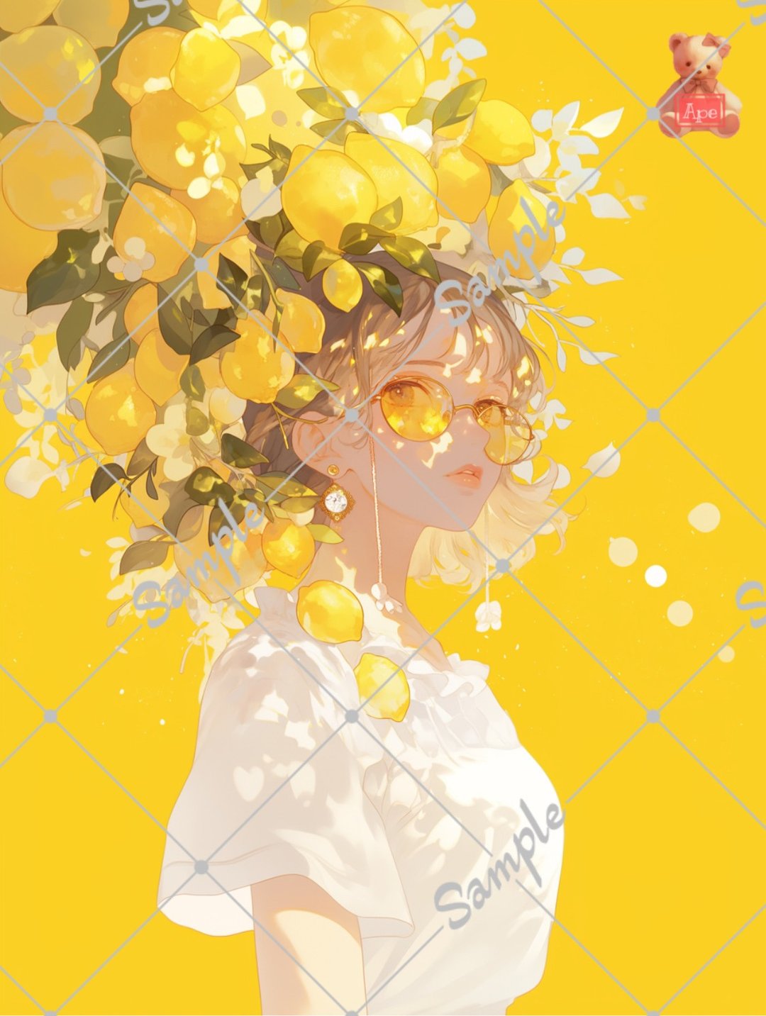 原创人物贴纸 装饰贴纸 一组5张 - 贴纸 - 纸 