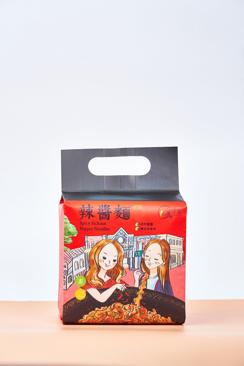 【津酱】双椒辣酱面 | 干拌面 椒麻酱 - 面/面线/米粉 - 新鲜食材 红色