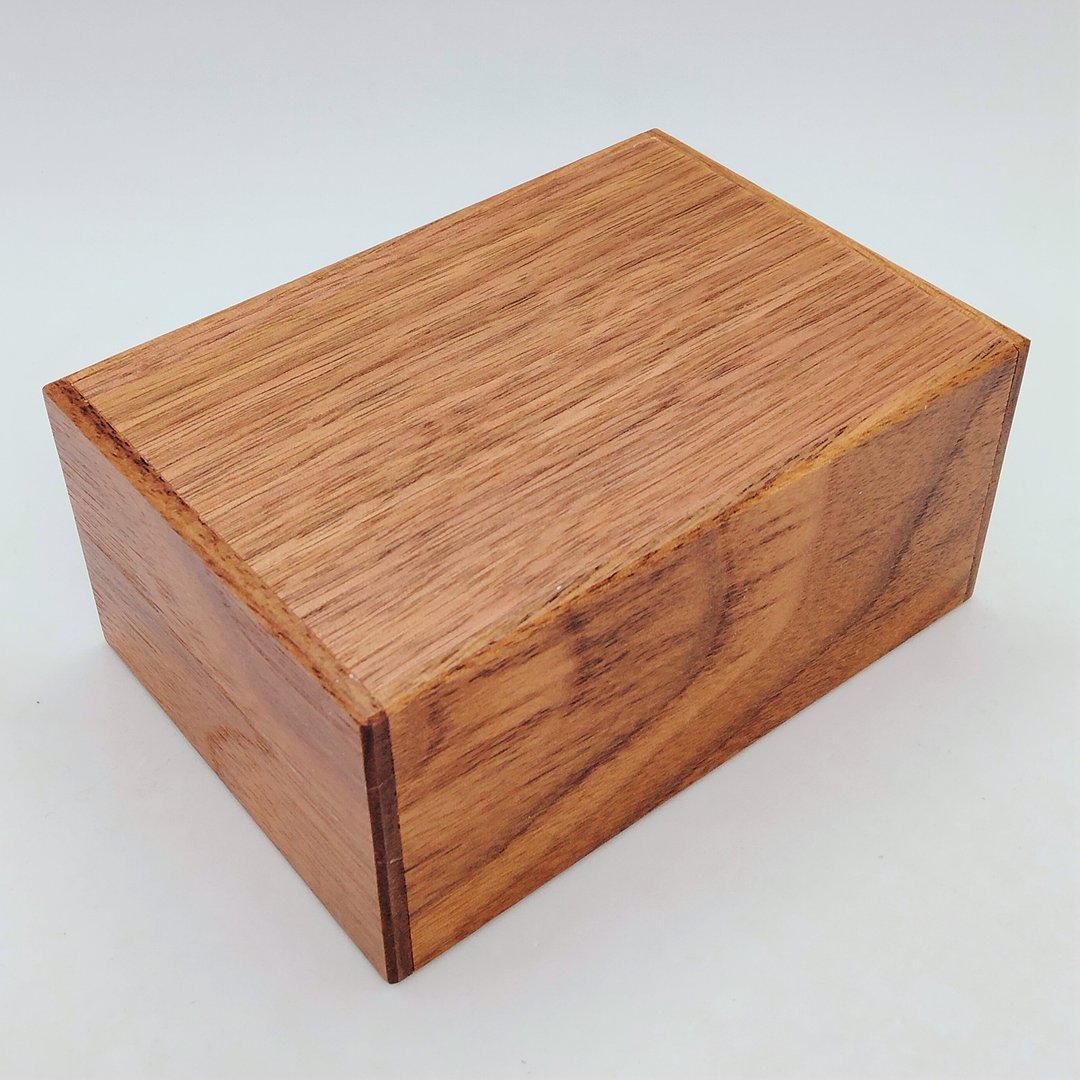 4 sun 27 steps Walnut wood Japanese puzzle box Himitsu-bako Japan - 其他 - 木头 