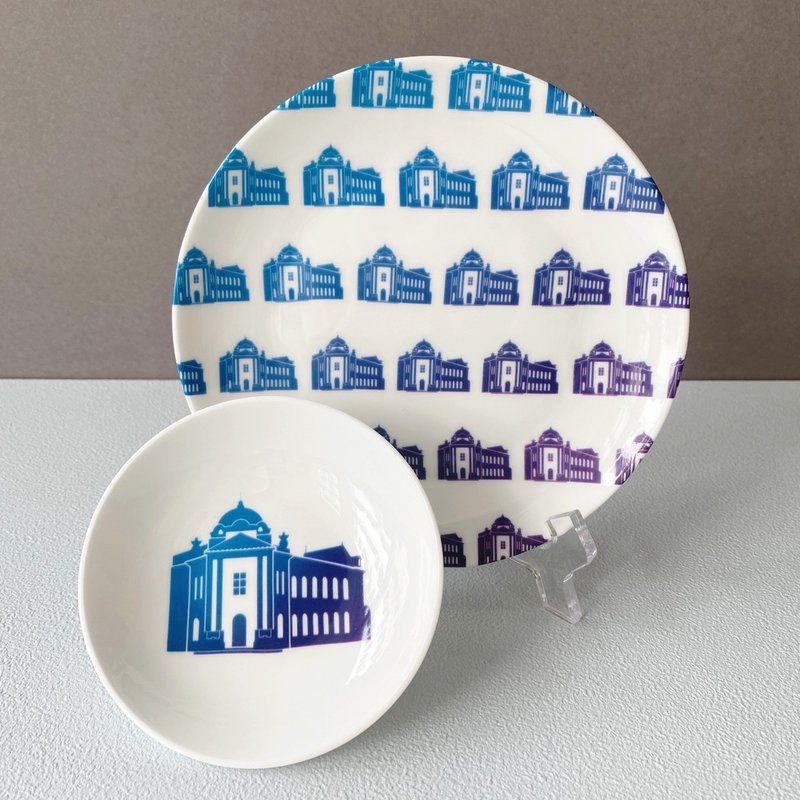 梦想雨果-台湾系列4寸、6.5寸骨瓷盘(5款图) - 盘子/餐盘/盘架 - 瓷 多色