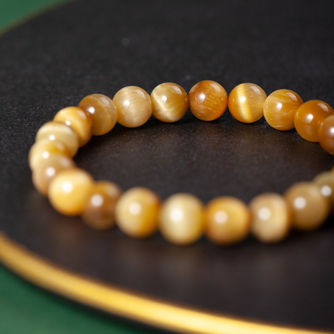 金虎眼石手链 Golden Tiger's Eye Bracelet - 手链/手环 - 水晶 