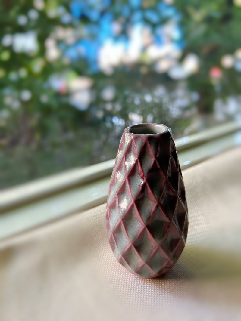 多重菱形花器 - 花瓶/陶器 - 瓷 多色