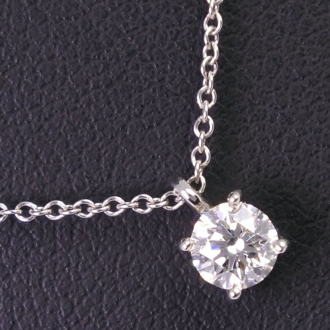 【日本直送】蒂芙尼 TIFFANY&Co. 项链 Solitaire 约0.3克拉 Pt950铂金 × 钻石 约2.5g 女仕【二手】 - 项链 - 贵金属 银色