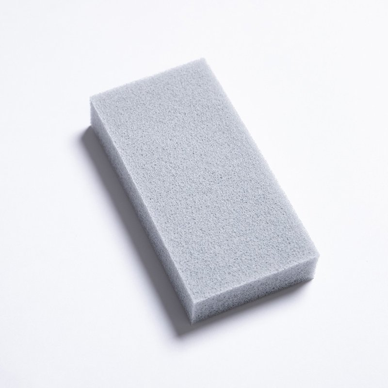 日本BIRDY.TEX 日制玻璃杯专用极细柔纤维海绵刷-1入 - 碗盘清洁 - 海绵 灰色