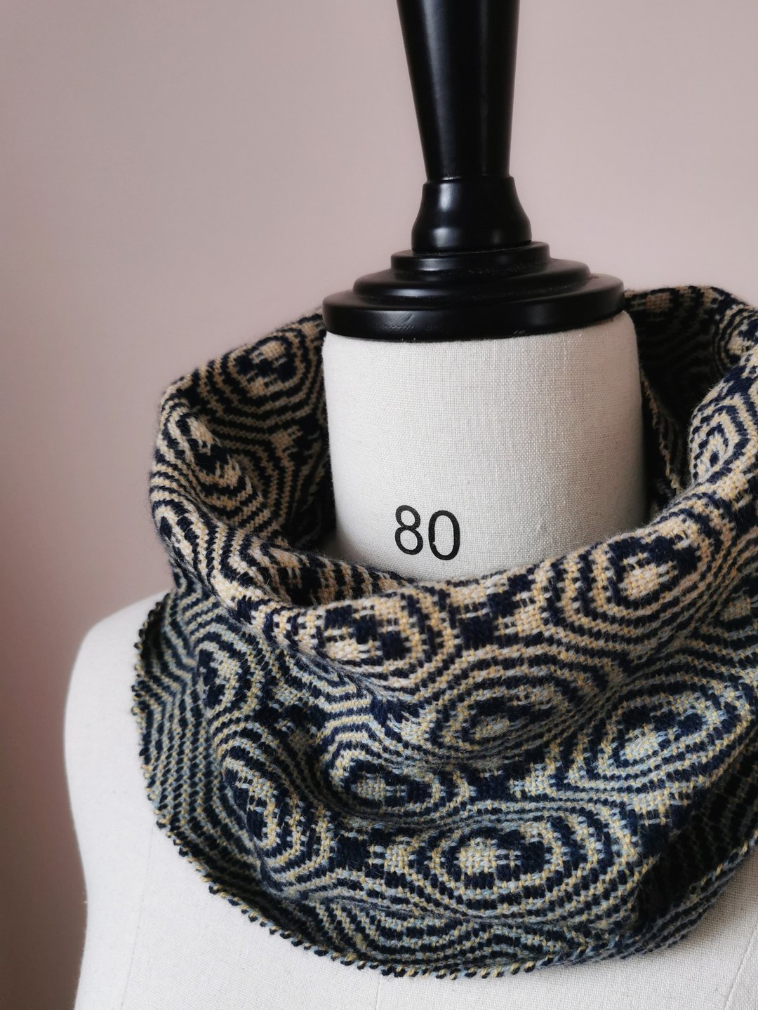 Handwoven by Carina | 手织纯牦牛绒脖围 - 围巾/披肩 - 羊毛 黄色