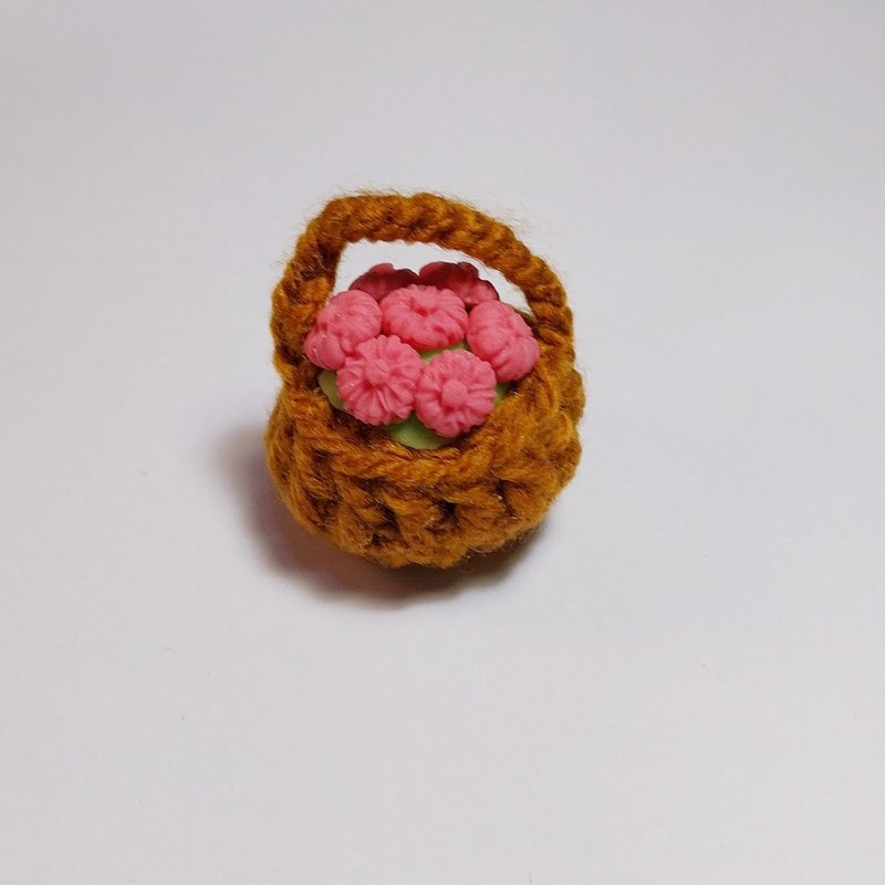 Daisy Flower Miniature Handmade Dollhouse collectible Decorate Wedding Souvenir - 摆饰 - 粘土 粉红色