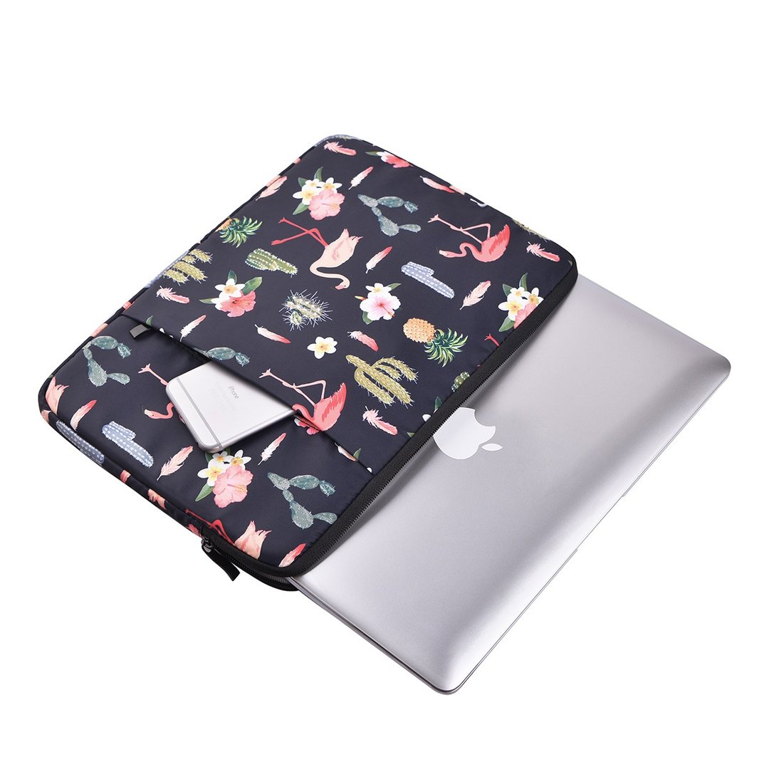 火烈鸟防泼水Macbook笔电包/电脑包13-15.6寸笔记本保护套 - 电脑包 - 尼龙 黑色