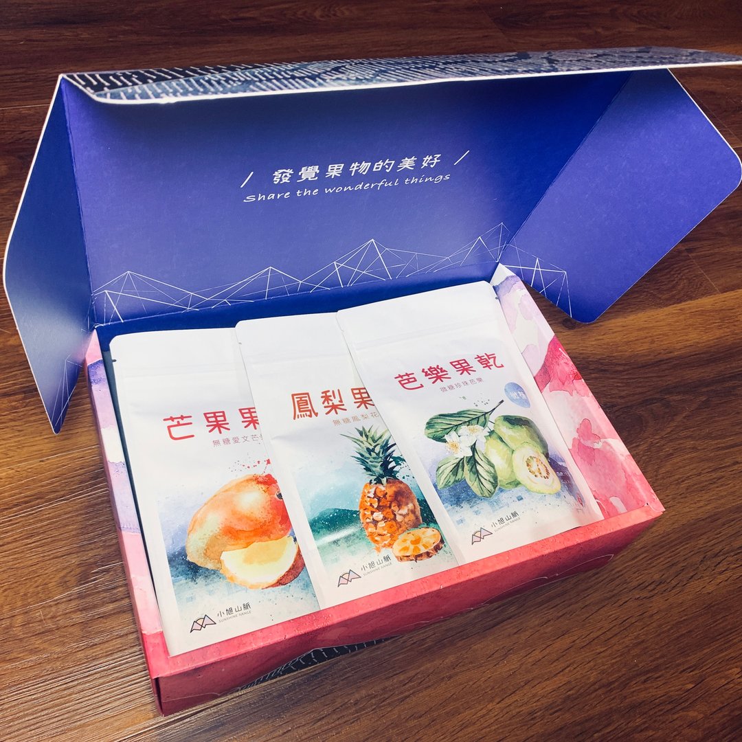 【包邮组】年节果干礼盒3盒组(芒果/凤梨/芭乐) - 水果干 - 其他材质 橘色