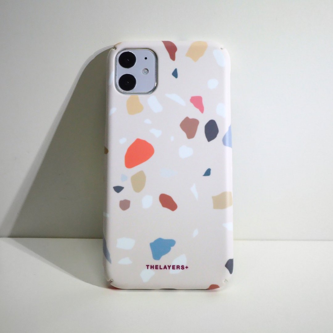 粉红色磨石子水磨石纹 MELODY TERRAZZO Phone Case 定制化手机壳 - 手机壳/手机套 - 塑料 粉红色