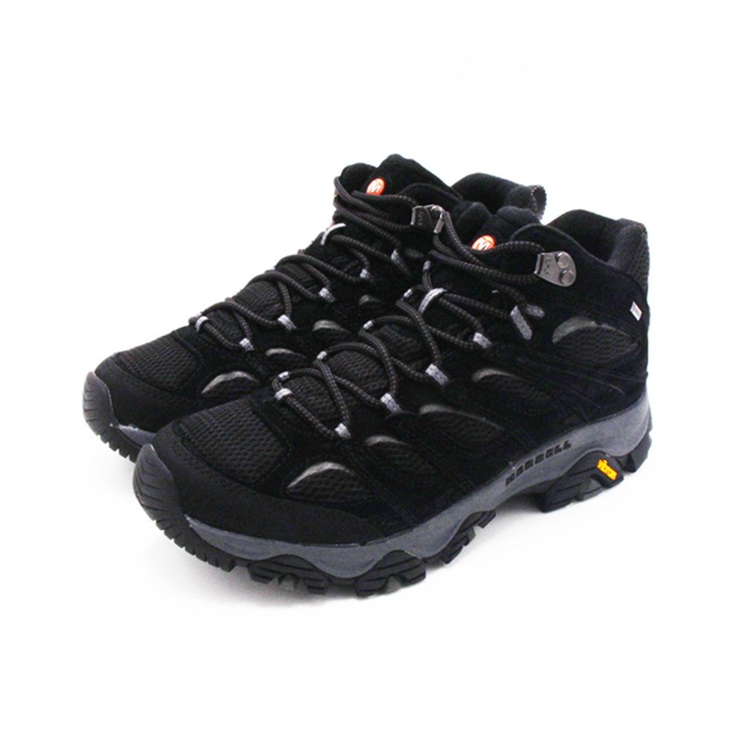 MERRELL MOAB 3 MID GORE-TEX防水登山中筒鞋 男鞋-黑(另有灰) - 男款运动鞋/球鞋 - 防水材质 